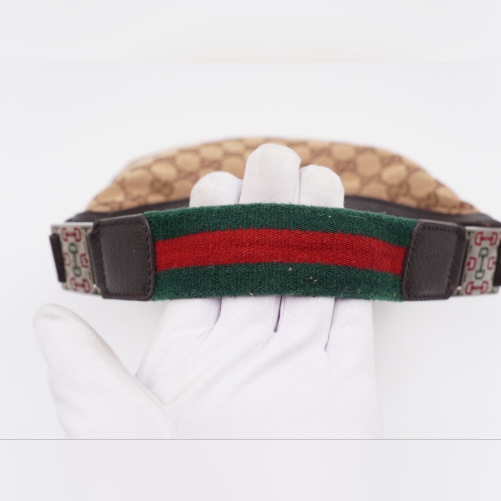 ❌️❌️SOLD❌️❌️CG20 💟 Gucci GG Canvas Small Hobo Sherry Line - Picture 10 of 11